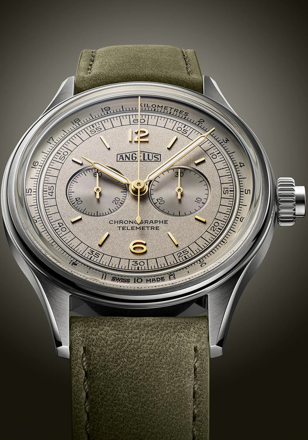 Angelus Chronographe Télémètre Steel Grey | LE25 - Image 4