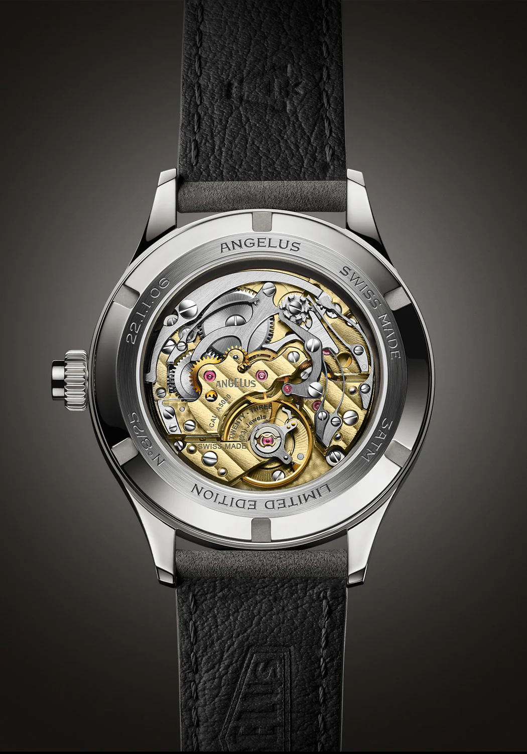 Angelus Chronographe Télémètre Steel Rose | LE25 | SOLD OUT - Image 3