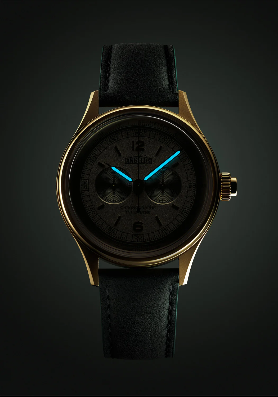 Angelus Chronographe Télémètre Yellow Gold White | LE15 | SOLD OUT - Image 4