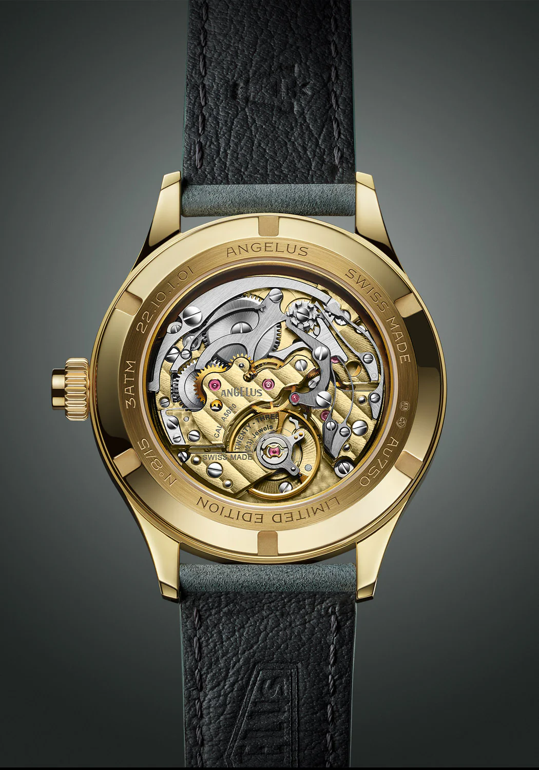 Angelus Chronographe Télémètre Yellow Gold White | LE15 | SOLD OUT - Image 5