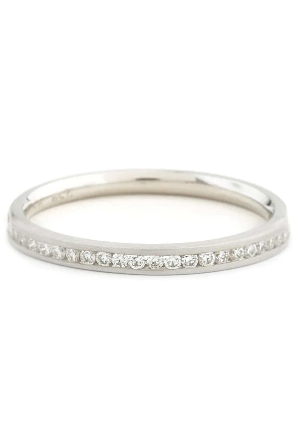 Anne Sportun 14KWG Mini Diamond Half Band - Image 3