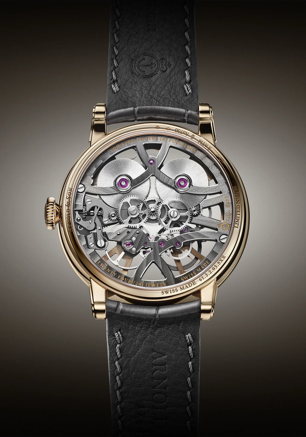 Arnold & Son Nebula 38 Gold Strap | LE88 - Image 3