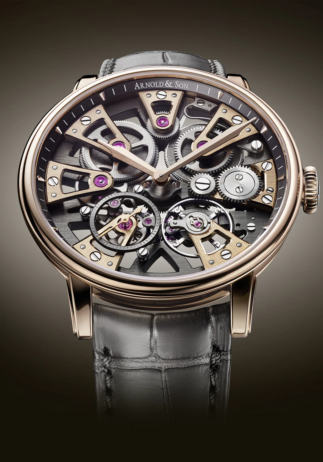 Arnold & Son Nebula 38 Gold Strap | LE88 - Image 6