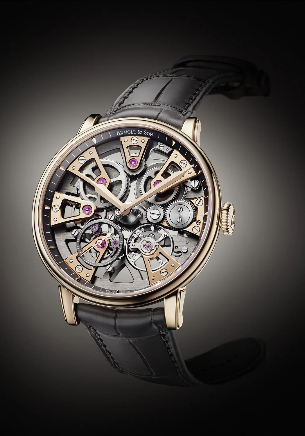 Arnold & Son Nebula 38 Gold Strap | LE88 - Image 8