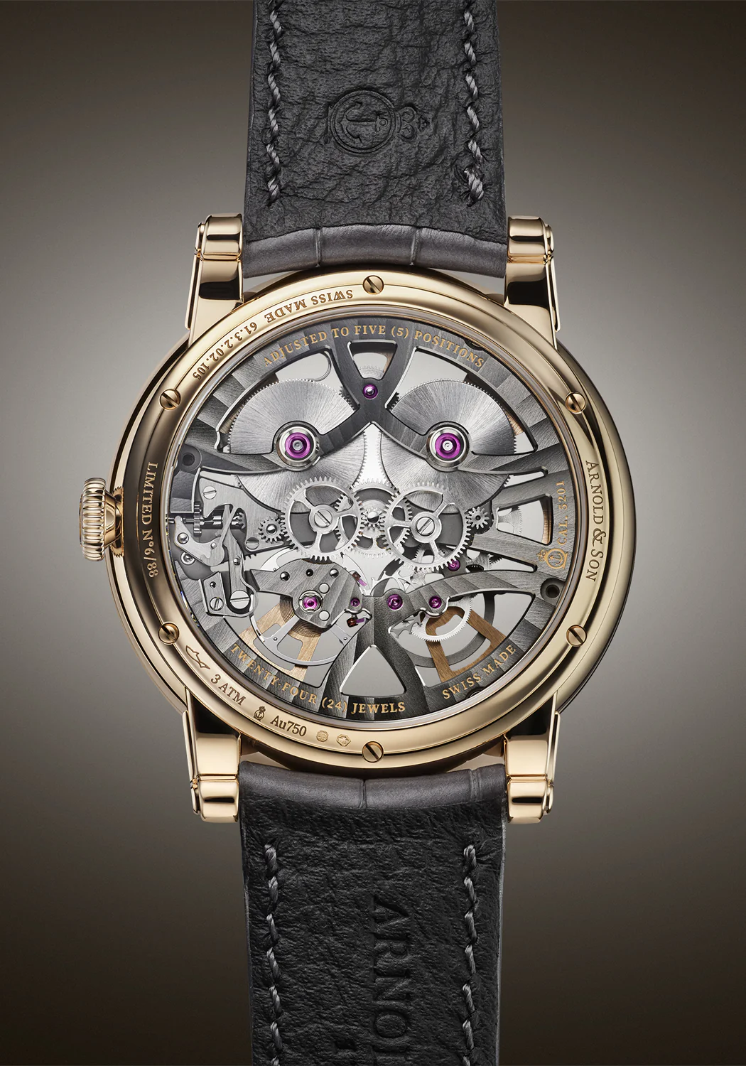 Arnold & Son Nebula 41.5 Gold Strap | LE88 - Image 4