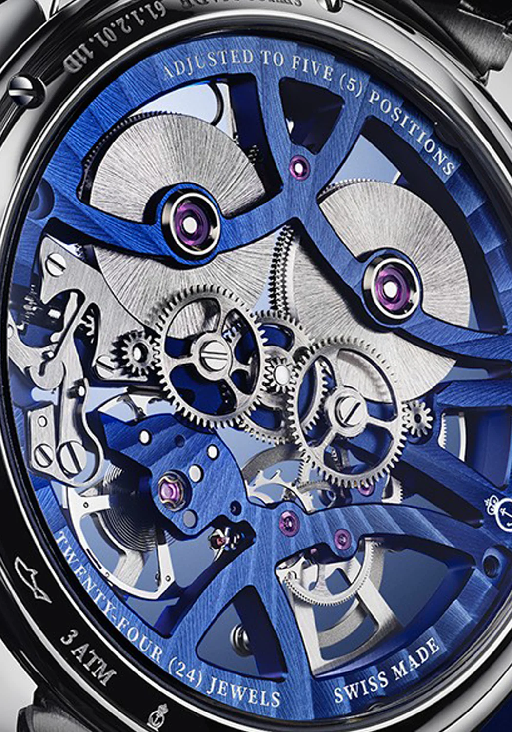 Arnold & Son Nebula 41.5 Steel Blue Bracelet - Image 4