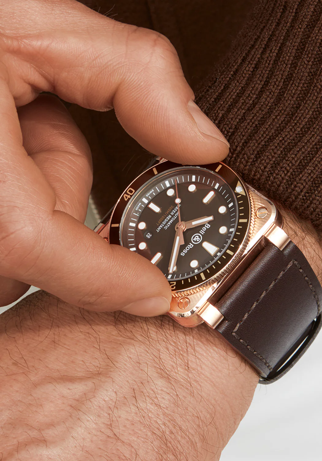 Bell & Ross BR 03-92 Diver Brown Bronze | Strap | LE999 - Image 4