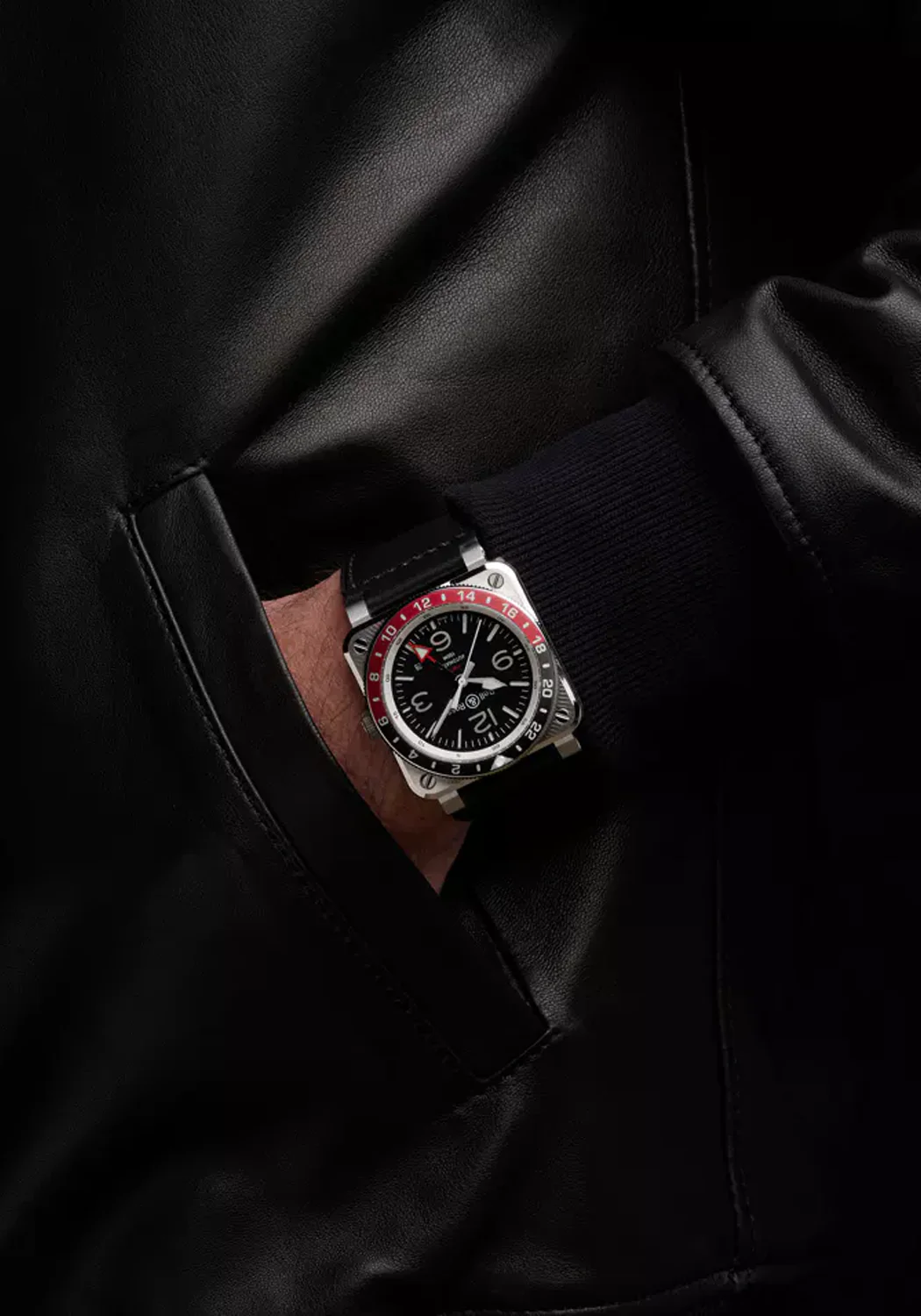 Bell & Ross BR 03-93 GMT Black & Red | Strap - Image 3