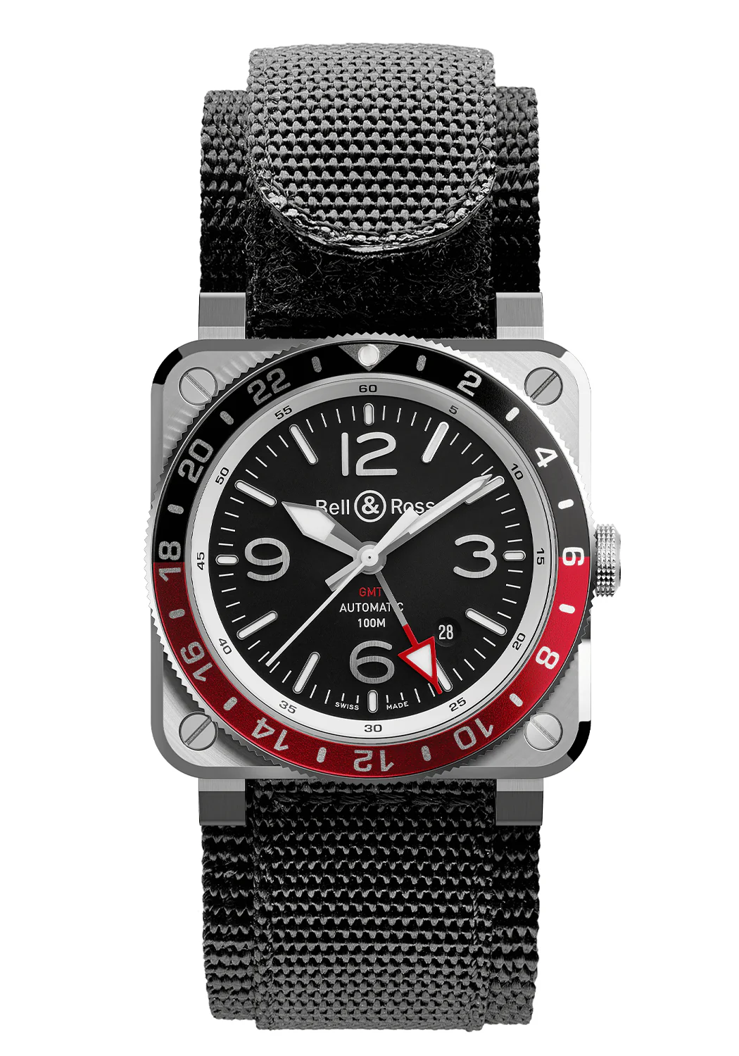 Bell & Ross BR 03-93 GMT Black & Red | Strap - Image 4