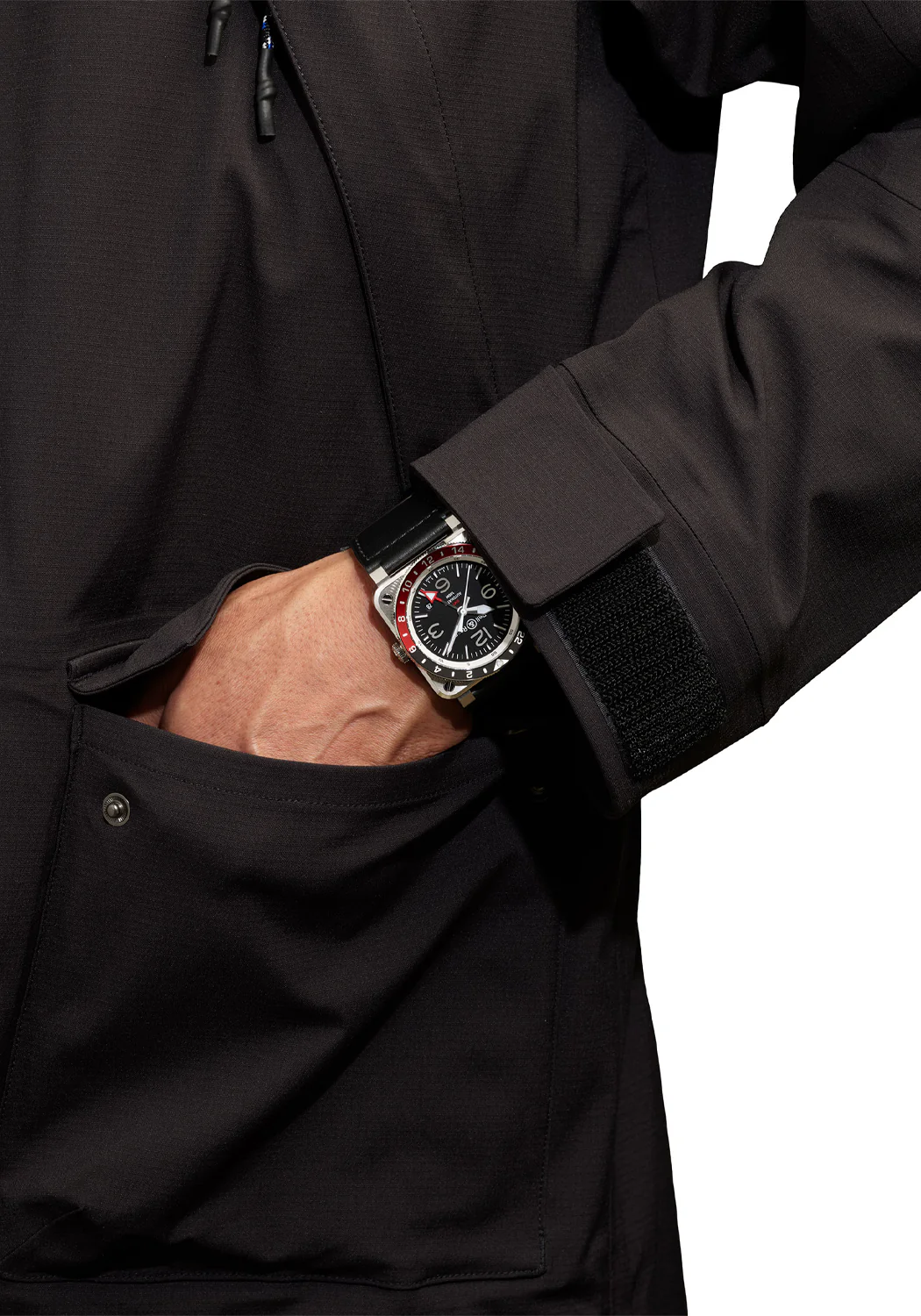 Bell & Ross BR 03-93 GMT Black & Red | Strap - Image 5