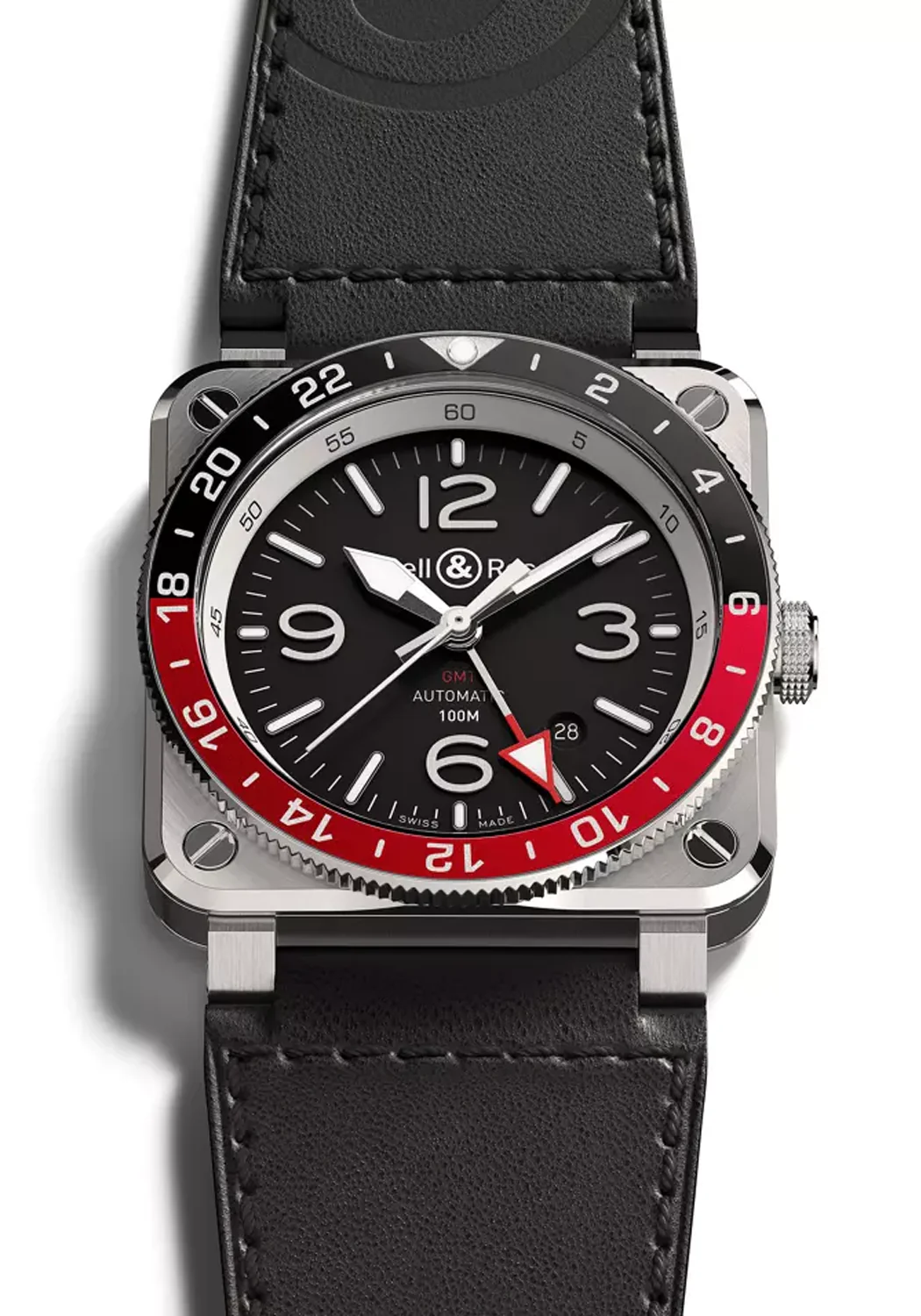 Bell & Ross BR 03-93 GMT Black & Red | Strap - Image 6