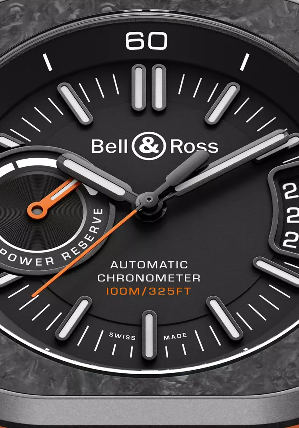 Bell & Ross BR-X5 Carbon Orange | Strap | LE500 - Image 4