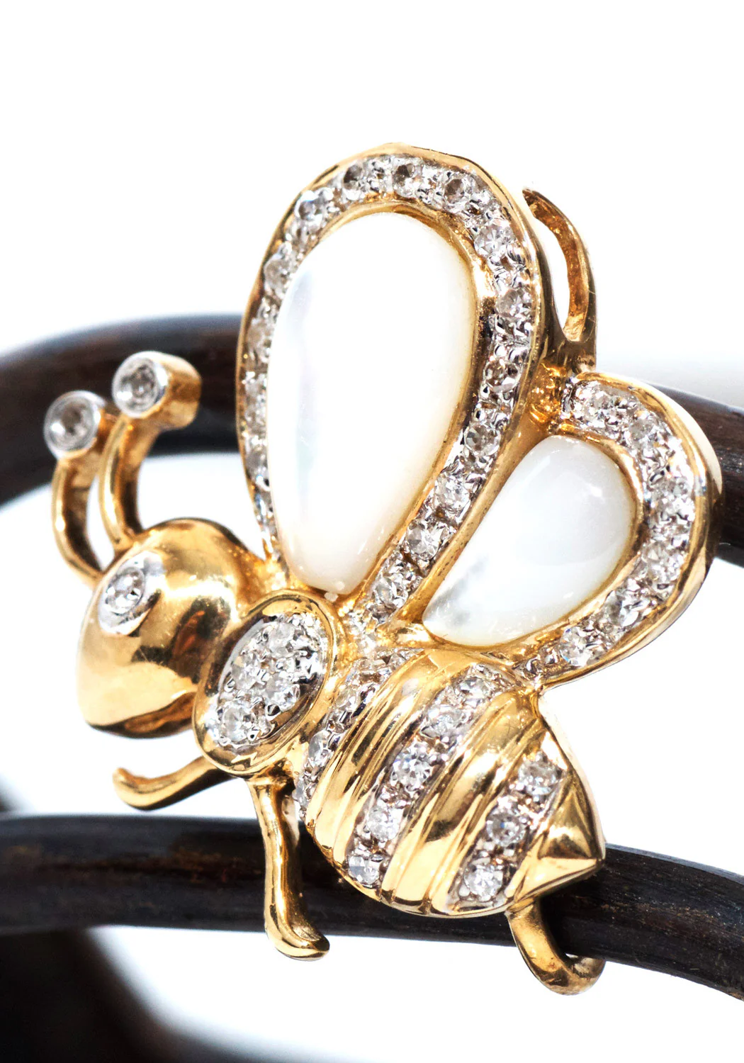One-of-a-Kind Diamond Bee Branch Bracelet - Image 3