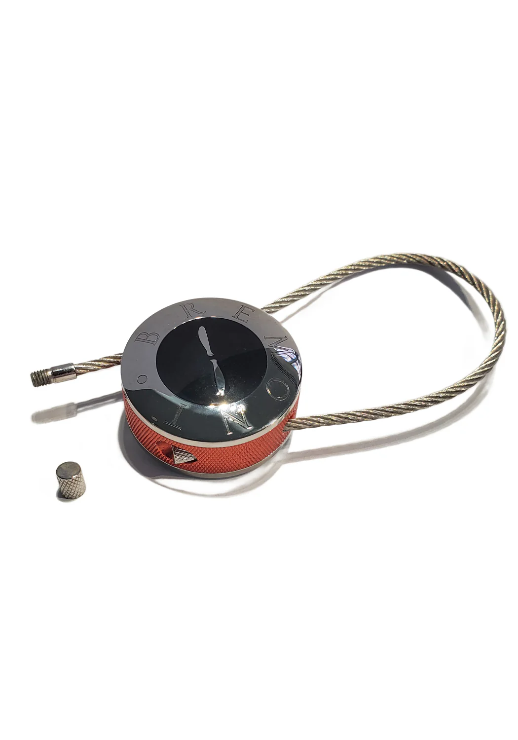 Bremont Steel Chronometer Cable Key Chain Fob | Choose Color - Image 4