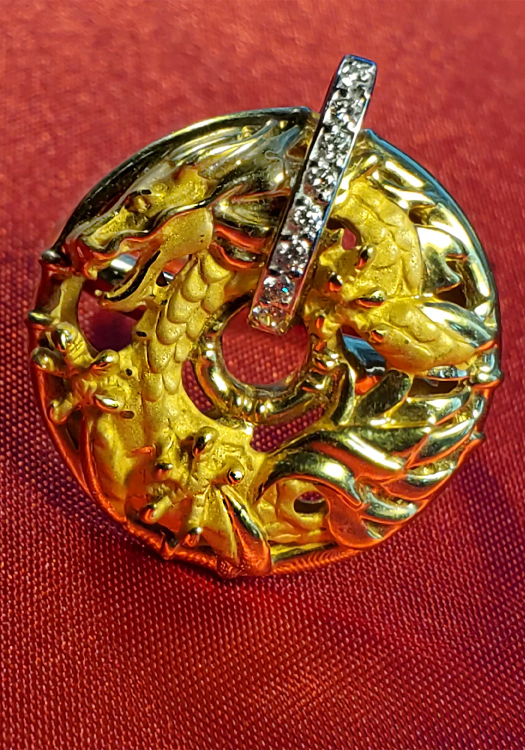 Carrera Y Carrera Shanghai 18KYG Diamond Dragon Ring - Image 3