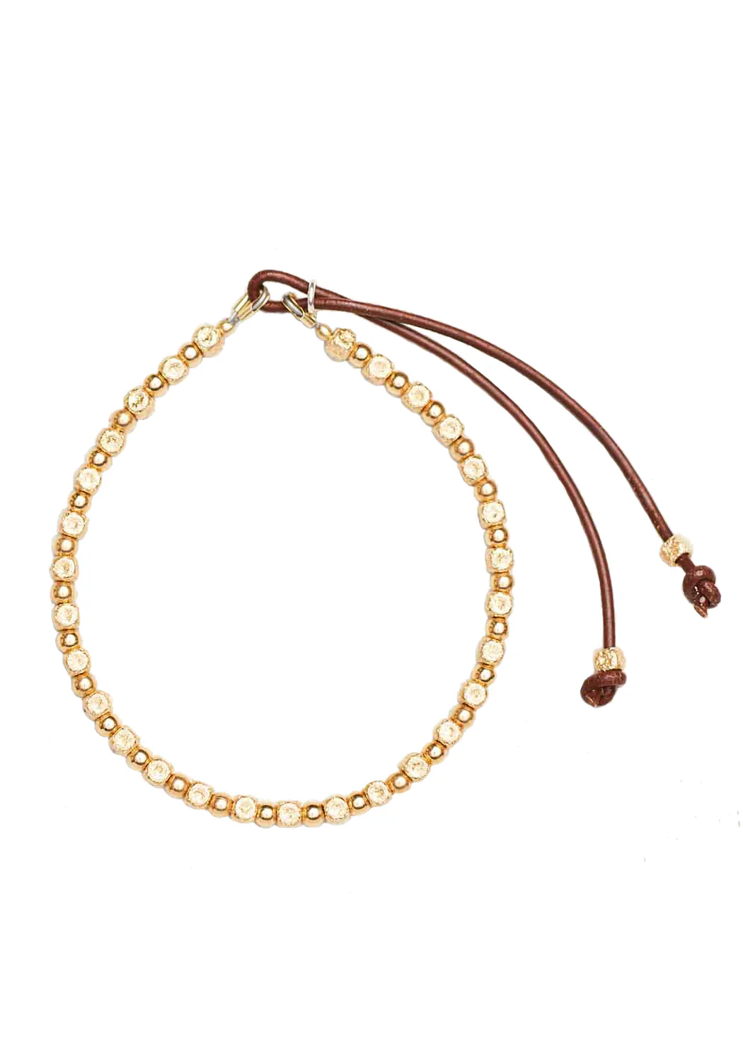 Catherine Michiels Ciao 14K Yellow Gold Bead Bracelet - Image 3