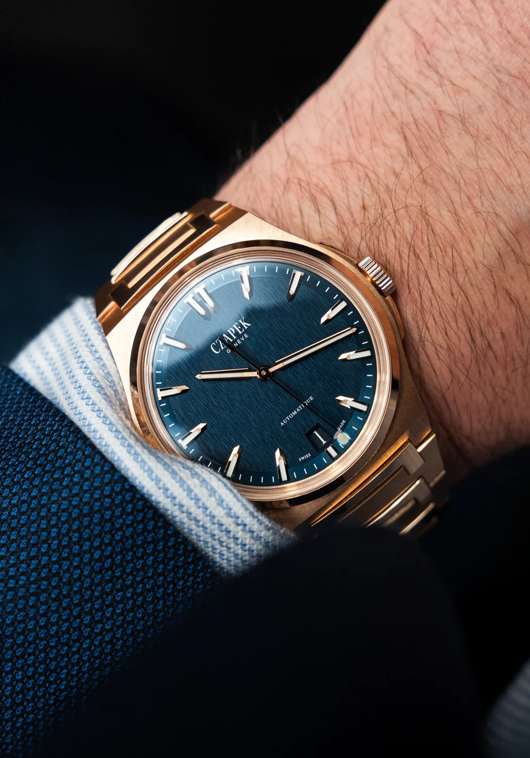 Czapek Antarctique Mount Erebus Deep Blue Full RG 5N | LE100 - Image 2
