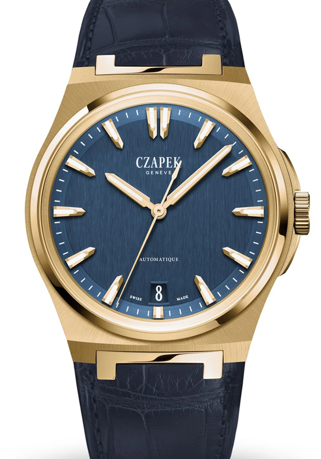 Czapek Antarctique Mount Erebus Deep Blue YG Alligator | LE50 - Image 2