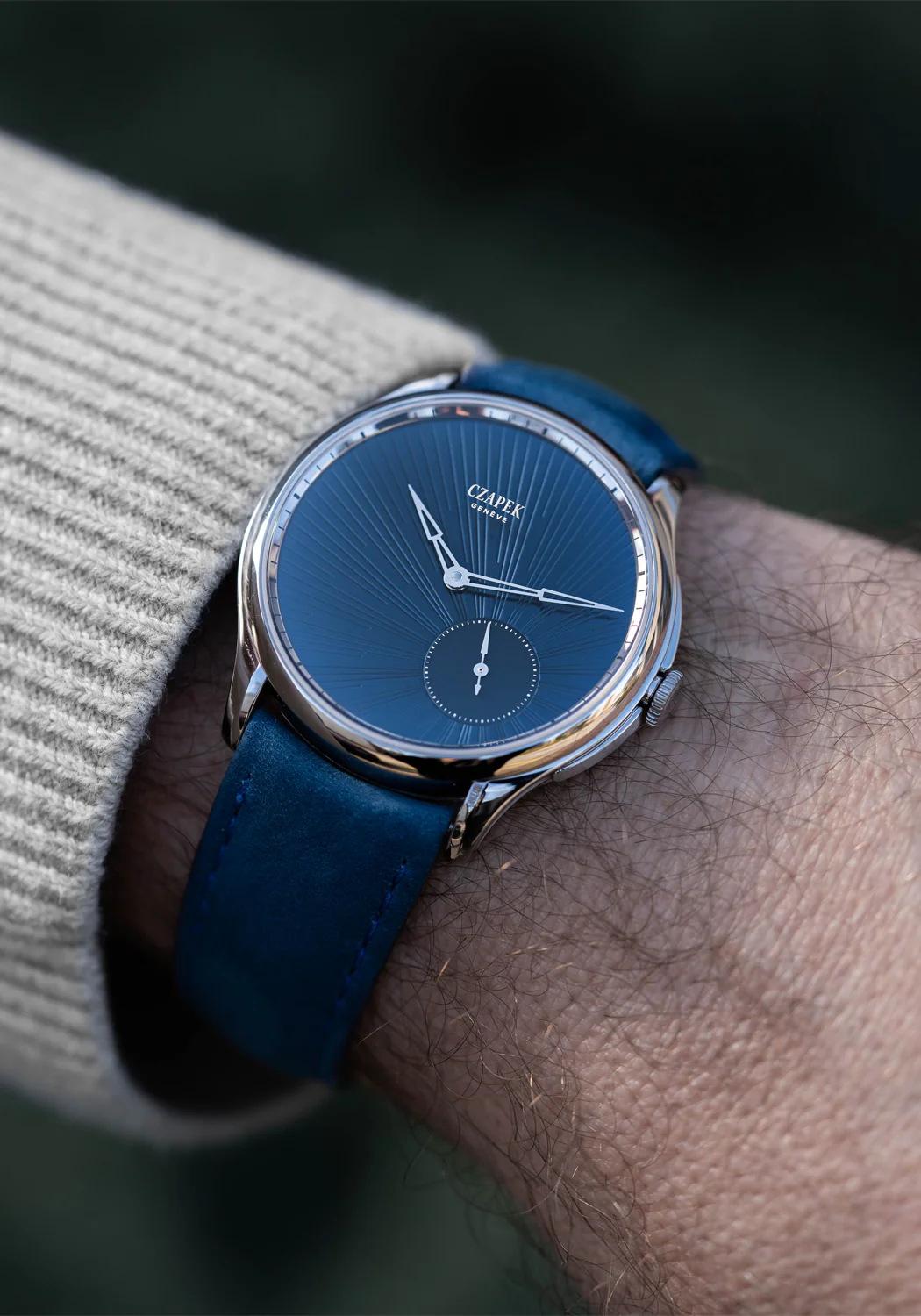 Czapek Promenade Guilloché Bleu Nuit - Image 3