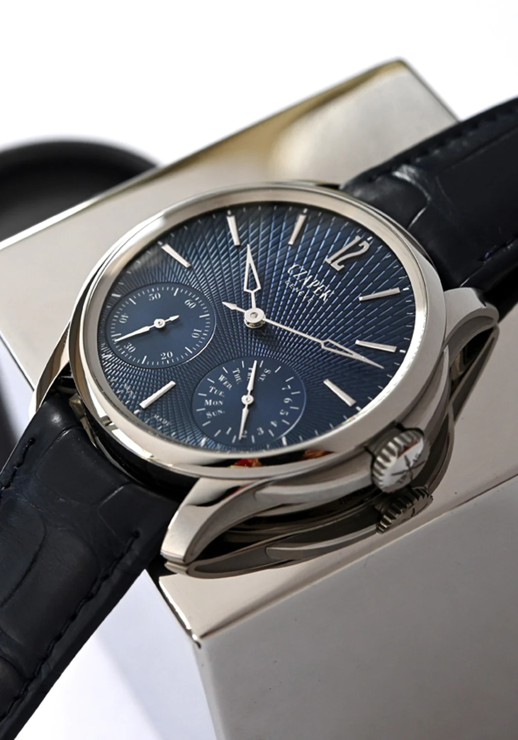 Czapek Quai des Bergues 40.5mm Double Soleil Deep Blue - Image 2