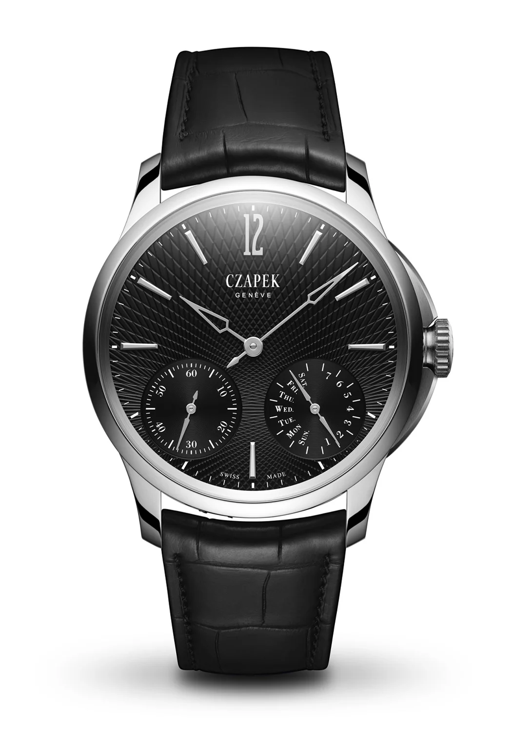 Czapek Quai des Bergues 40.5mm Double Soleil Tuxedo Black | Pre-Order