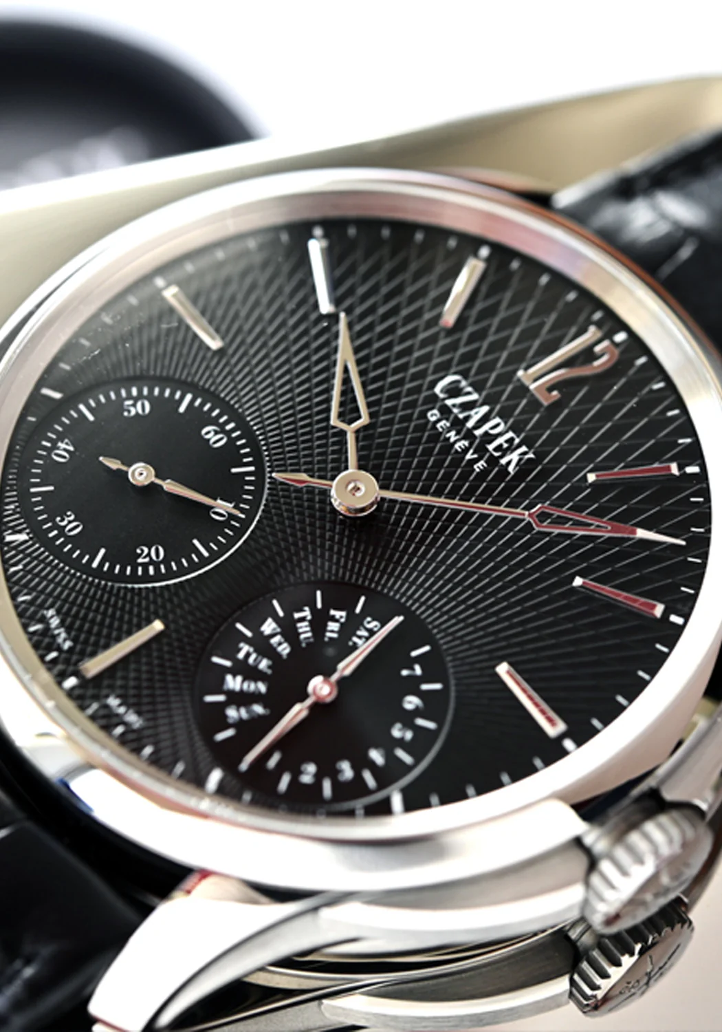 Czapek Quai des Bergues 40.5mm Double Soleil Tuxedo Black | Pre-Order - Image 2