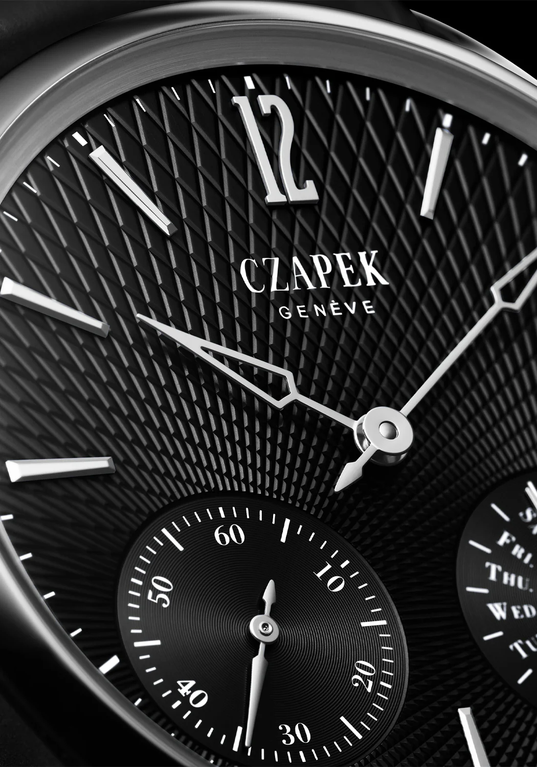 Czapek Quai des Bergues 40.5mm Double Soleil Tuxedo Black | Pre-Order - Image 4