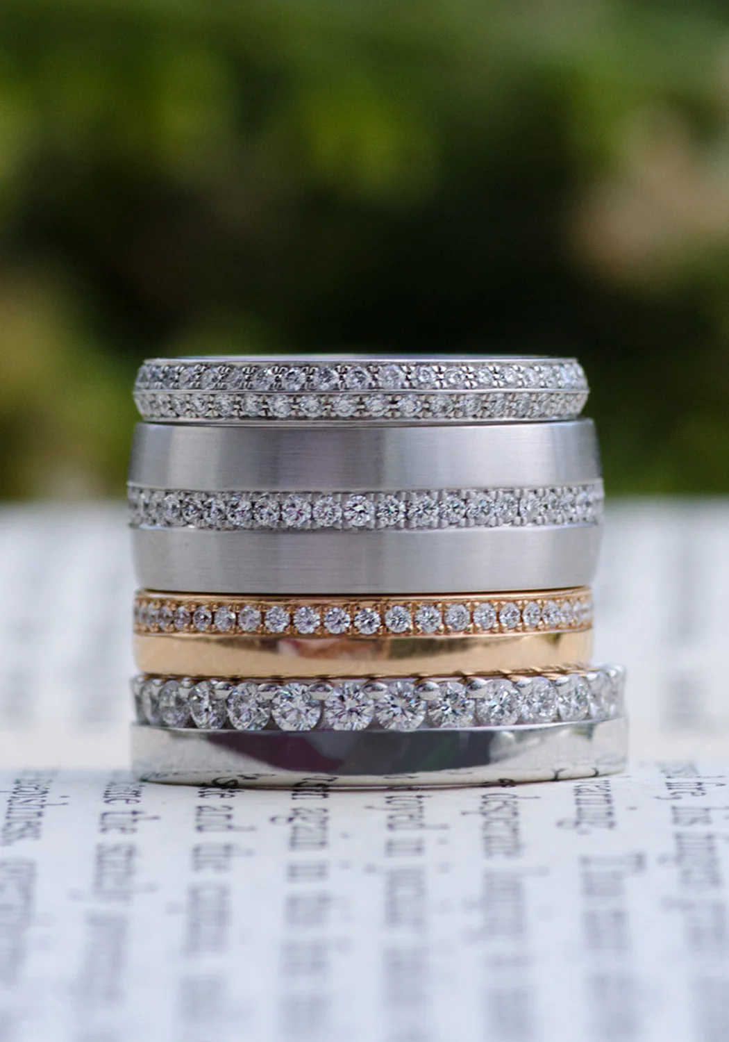 Eternels 18K White Gold Diamond Eternity Band - Image 9