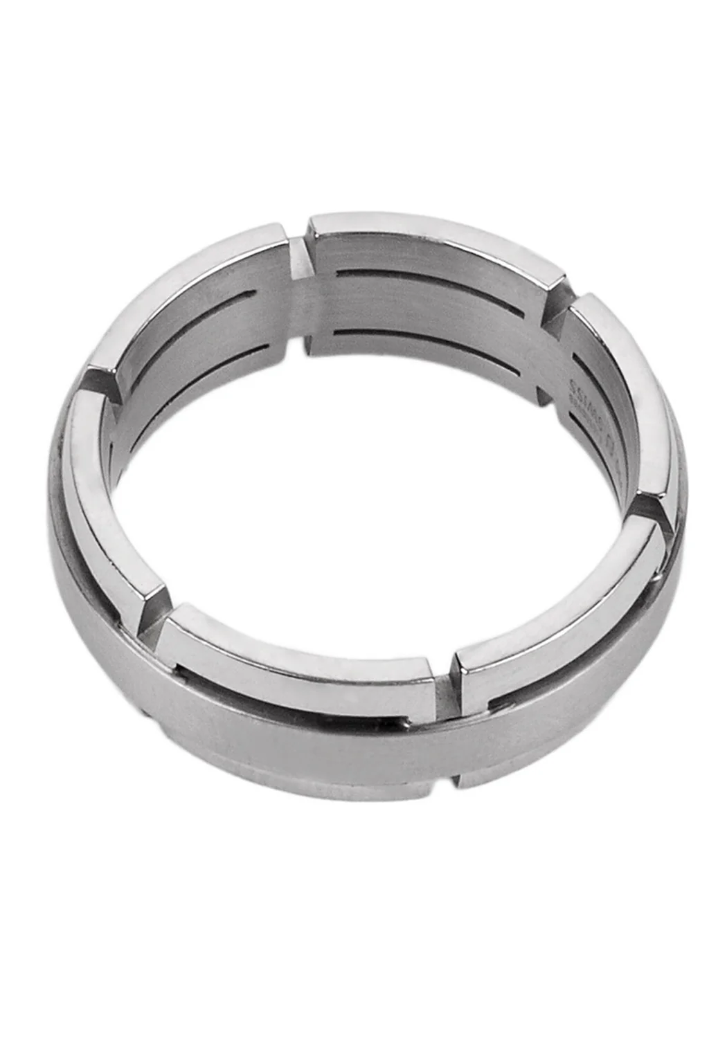 Magiques Platinum Cut Out Wedding Band - Image 3