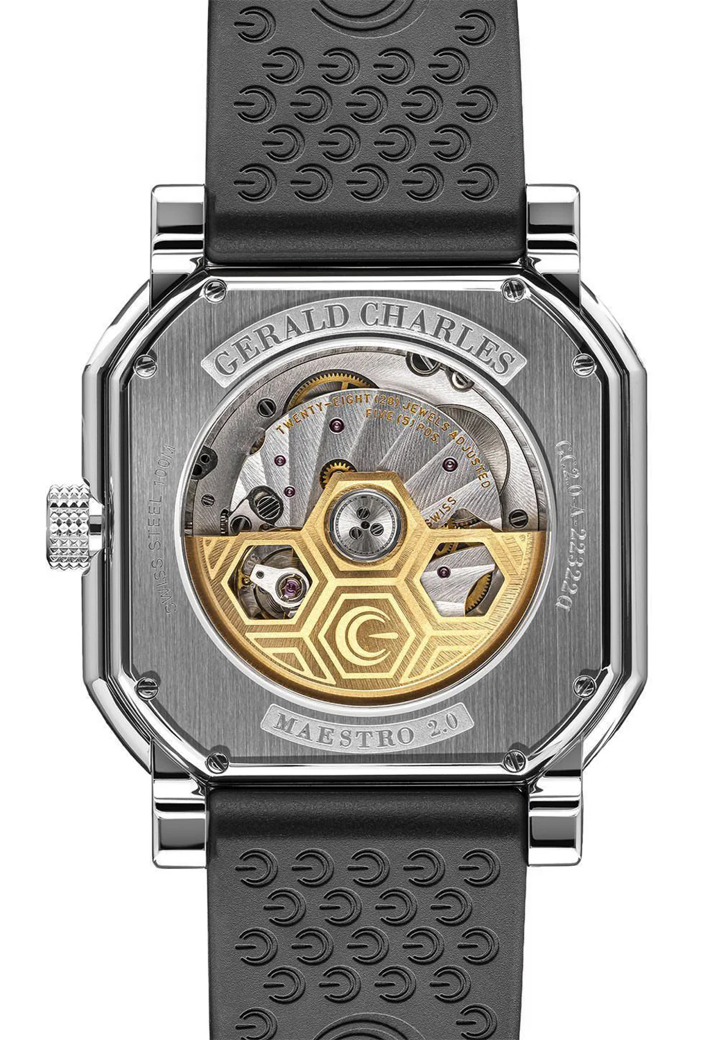 Gerald Charles Maestro 2.0 Ultra-Thin Diamond Bezel Black - Image 3
