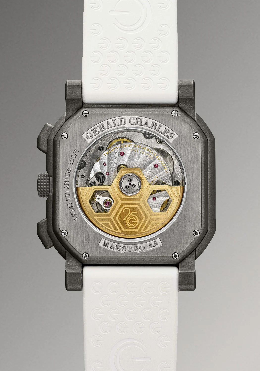 Gerald Charles Maestro 3.0 Chronograph Clou de Paris Grey - Image 4