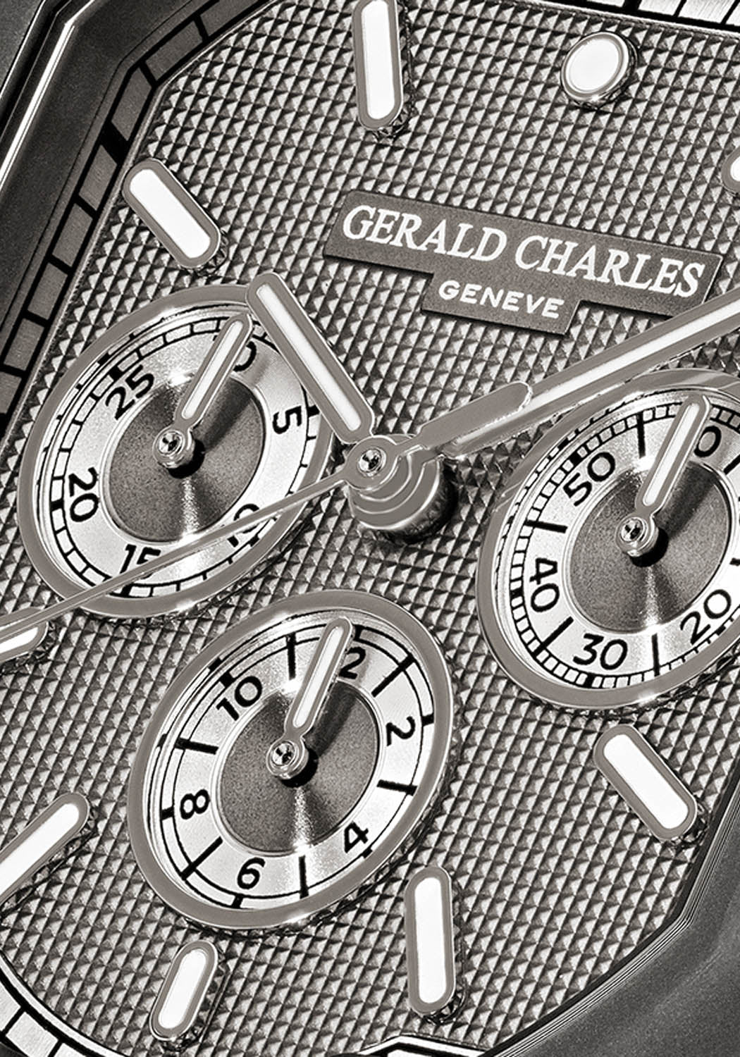 Gerald Charles Maestro 3.0 Chronograph Clou de Paris Grey - Image 5