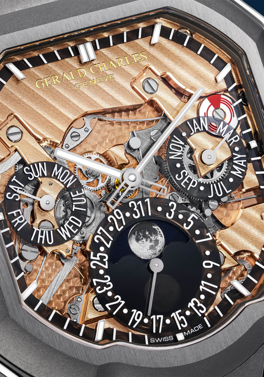 Gerald Charles Masterlink Perpetual Calendar Sapphire | Pre-Order - Image 3