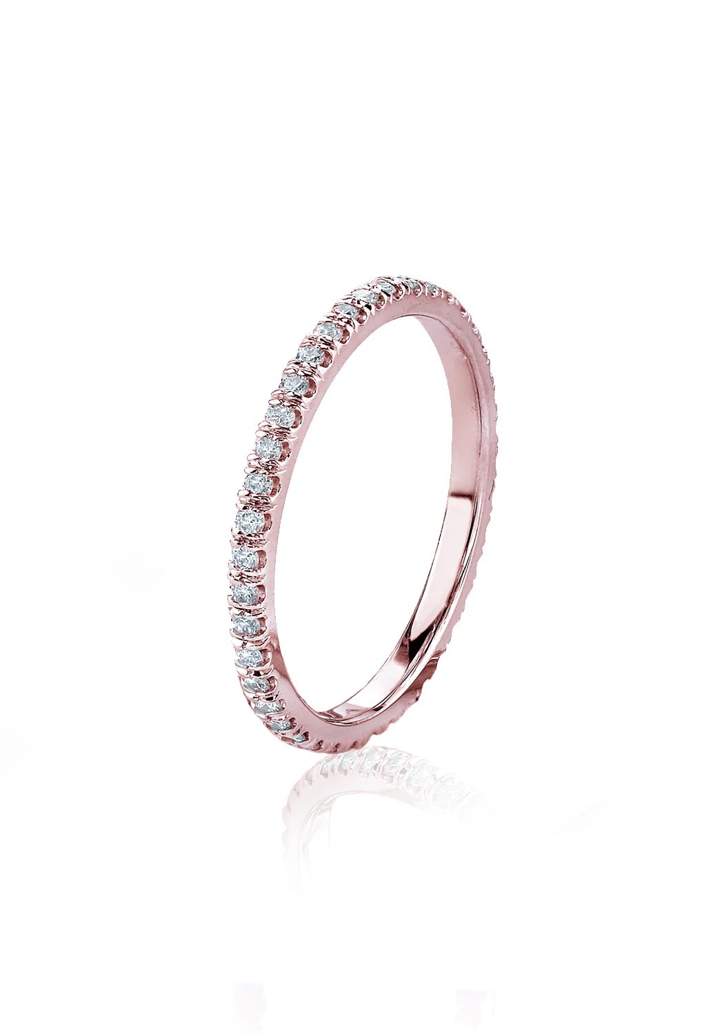 Katharine James Juliet's Love 18KRG Diamond Eternity Band - Image 3