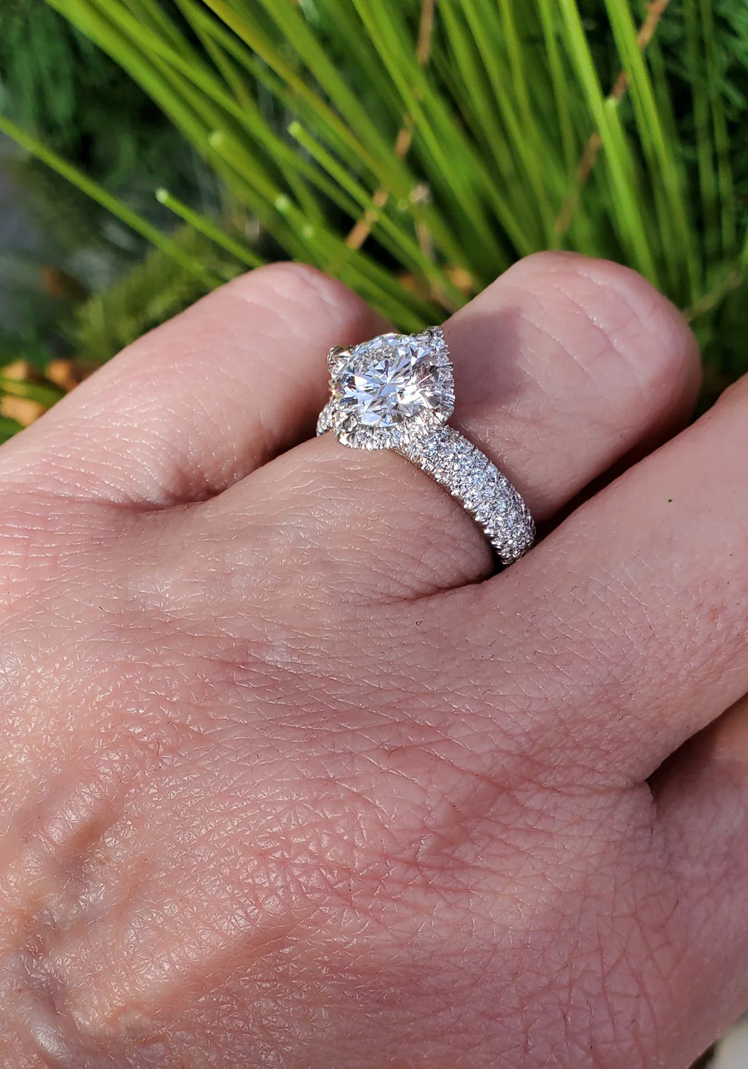 Katharine James Sweet Juliet Pavé Diamond Engagement Ring - Image 5