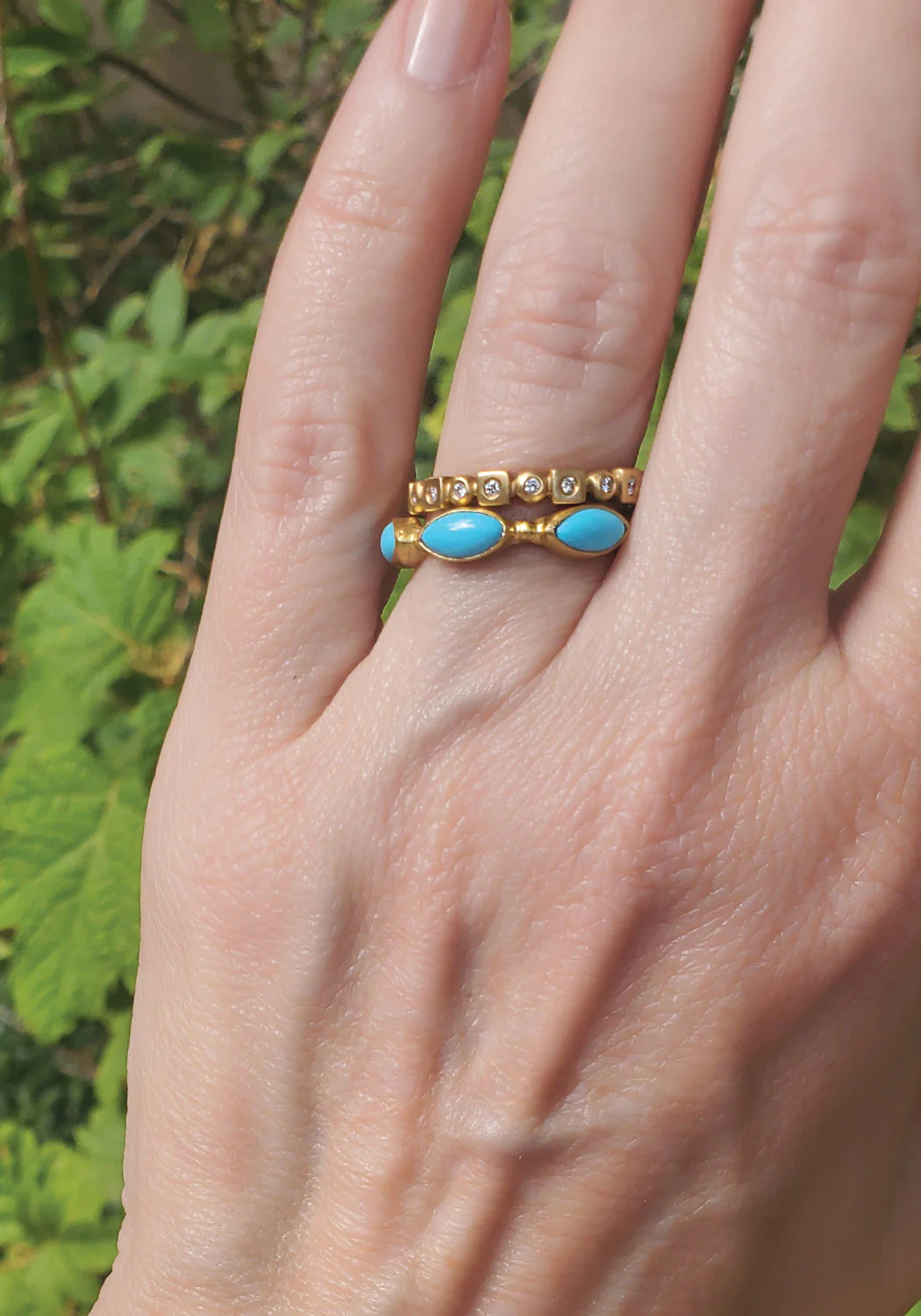 Lika Behar 22KYG Sleeping Beauty Turquoise Ring - Image 4