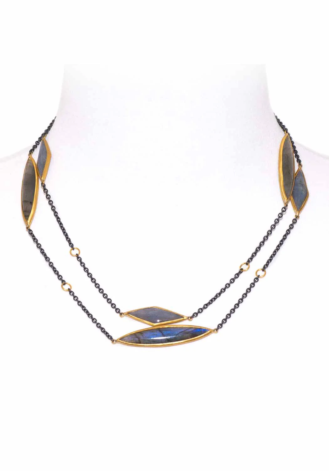 Lika Behar Kara 24KYG Labradorite Necklace | 38" - Image 3