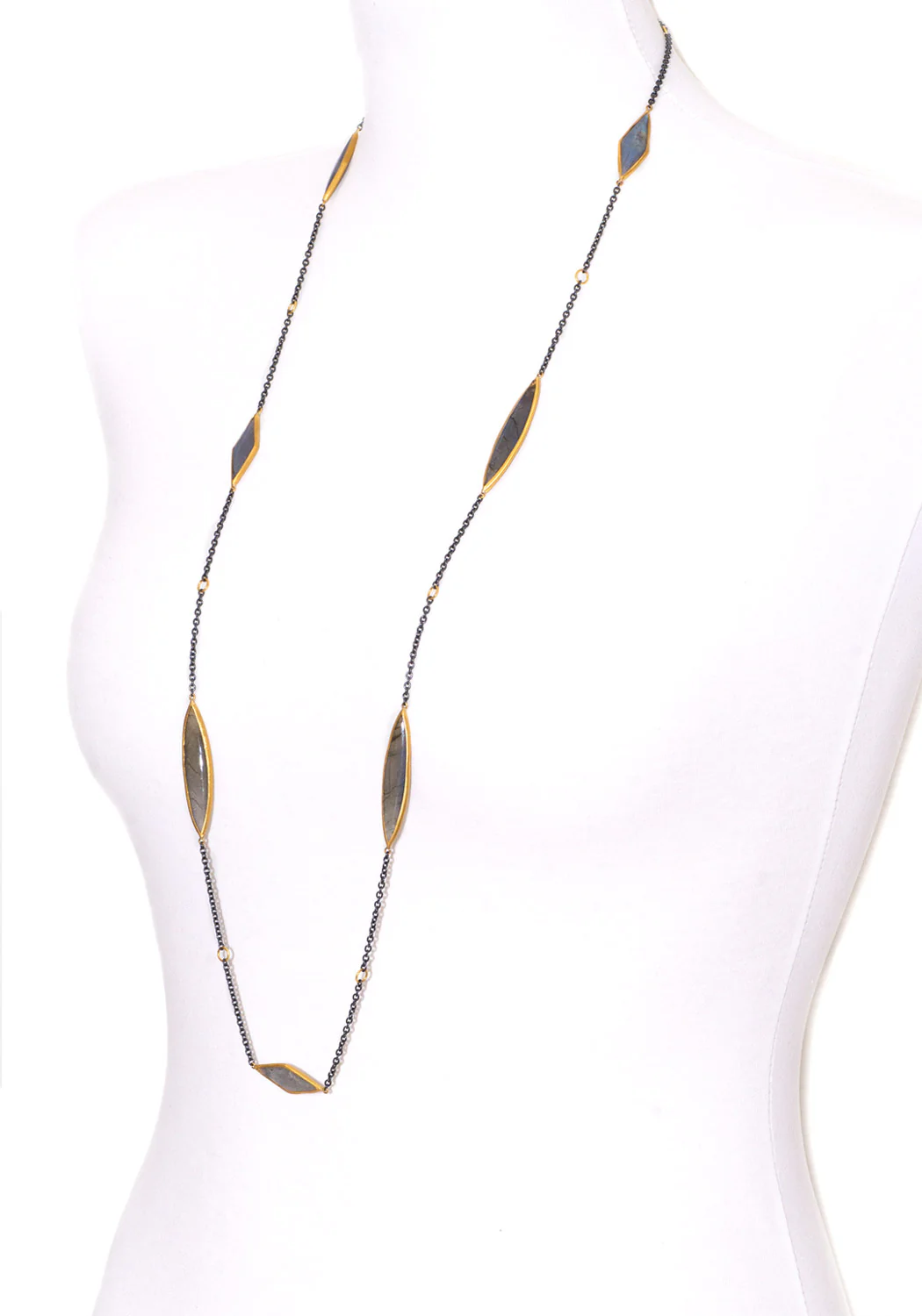 Lika Behar Kara 24KYG Labradorite Necklace | 38" - Image 4