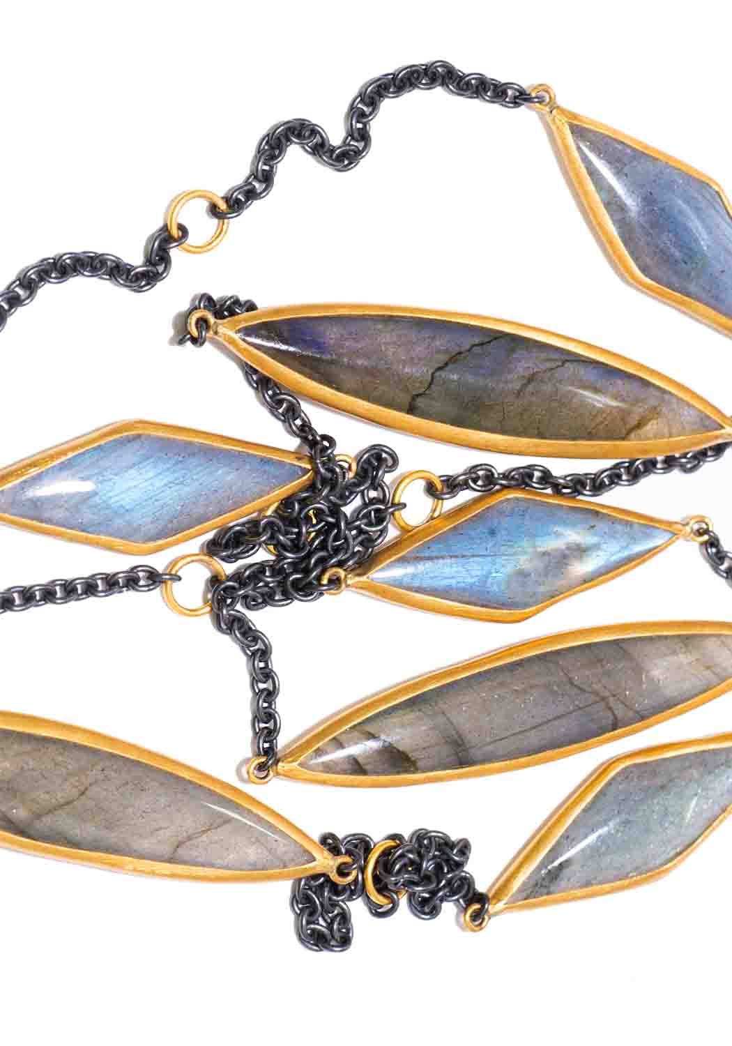 Lika Behar Kara 24KYG Labradorite Necklace | 38" - Image 5