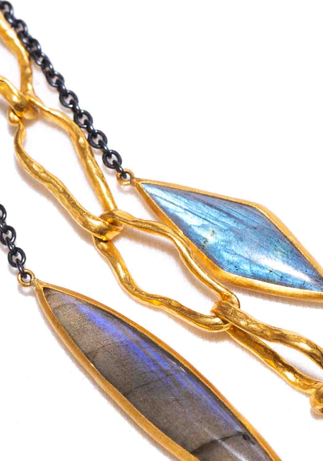 Lika Behar Kara 24KYG Labradorite Necklace | 38" - Image 6