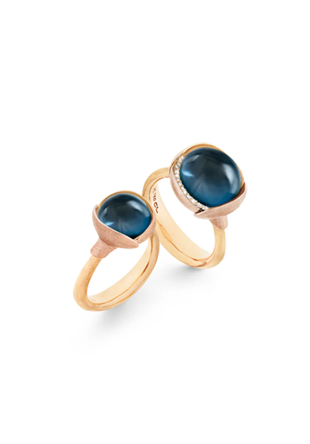 Ole Lynggaard Lotus 2 London Blue Topaz Ring - Image 6