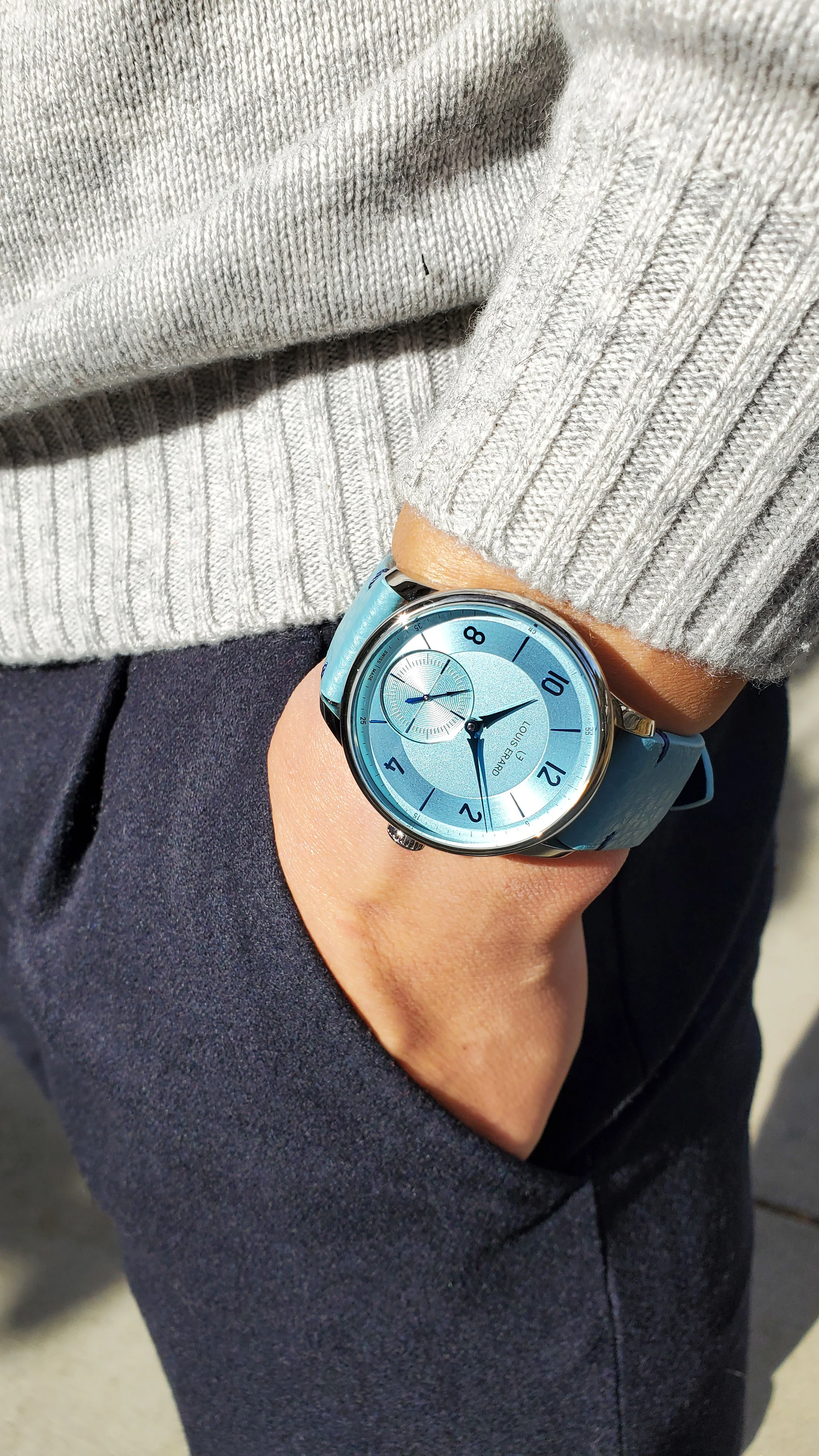 Louis Erard Excellence Petite Seconde Ice Blue - Image 3
