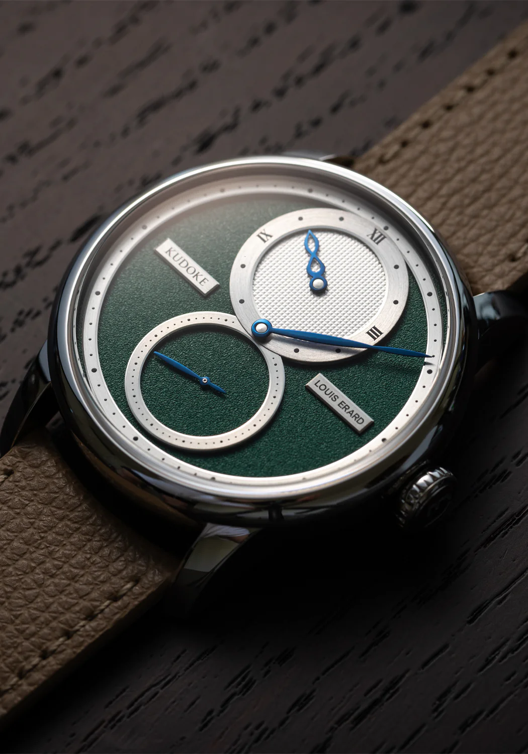 Louis Erard Le Régulateur Louis Erard x Kudoke Forest Green | LE100 - Image 4