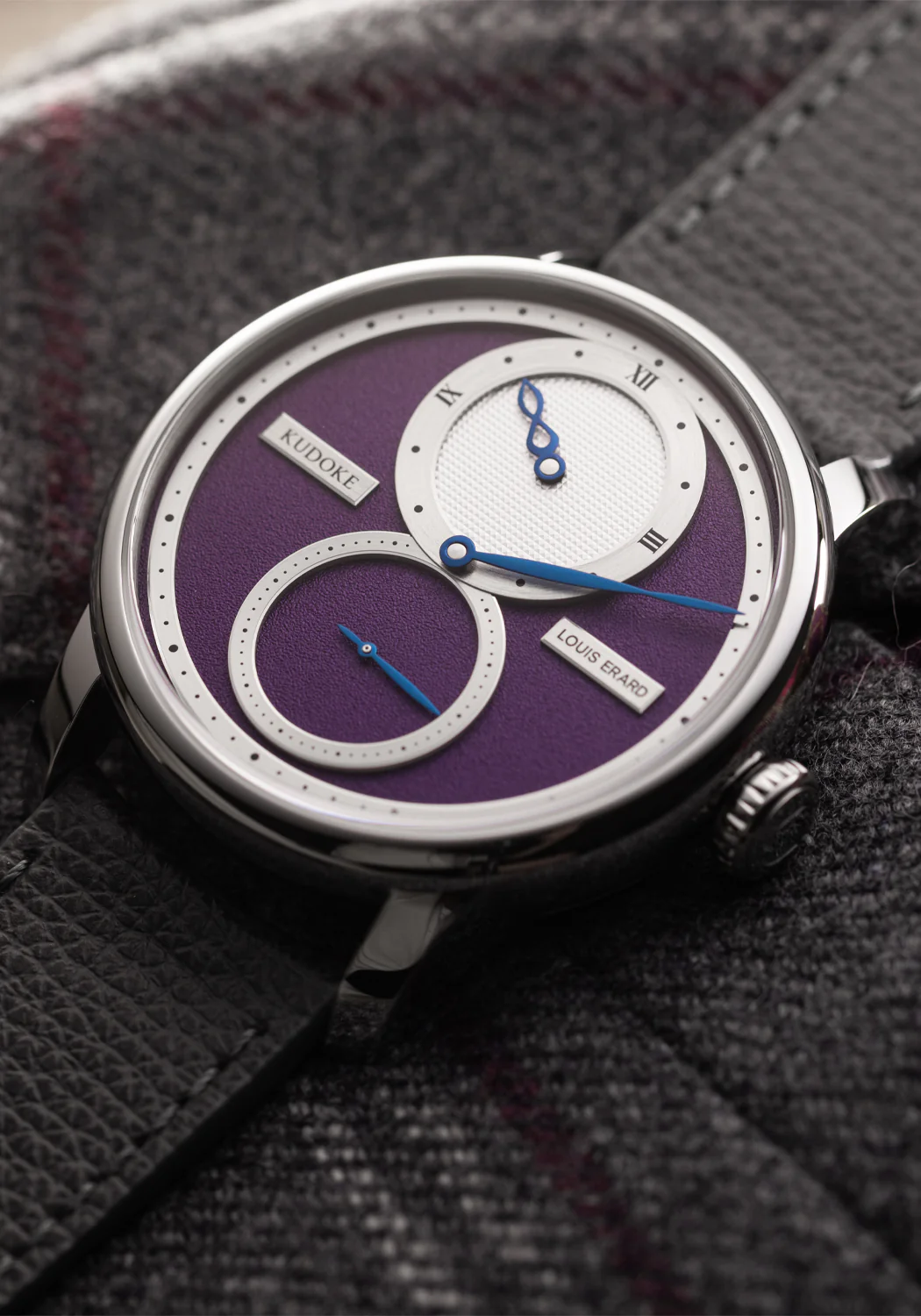 Louis Erard Le Régulateur Louis Erard x Kudoke Purple | LE78 - Image 7