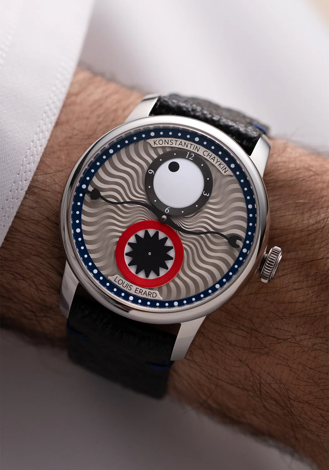 Louis Erard Le Régulateur x Konstantin Chaykin III Blue 42mm | LE178 - Image 3