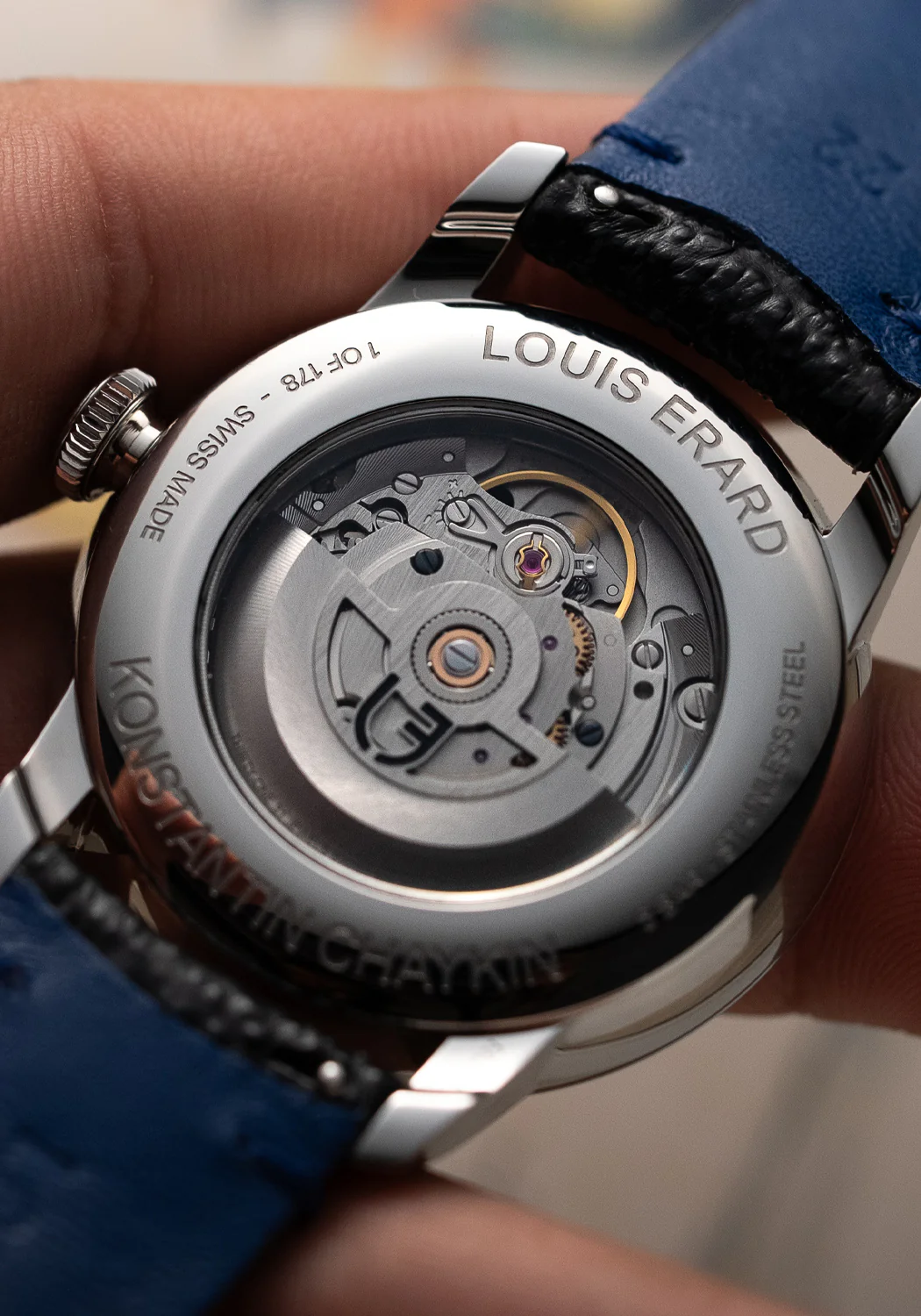 Louis Erard Le Régulateur x Konstantin Chaykin III Blue 42mm | LE178 - Image 4