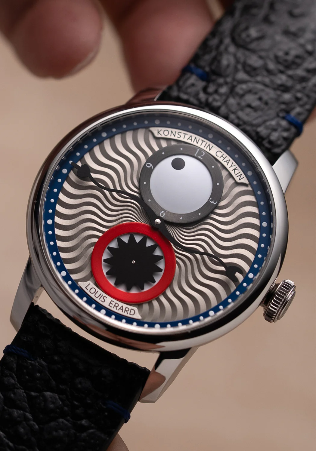 Louis Erard Le Régulateur x Konstantin Chaykin III Blue 42mm | LE178 - Image 5