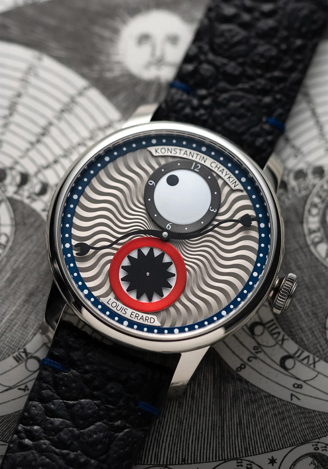 Louis Erard Le Régulateur x Konstantin Chaykin III Blue 42mm | LE178 - Image 7