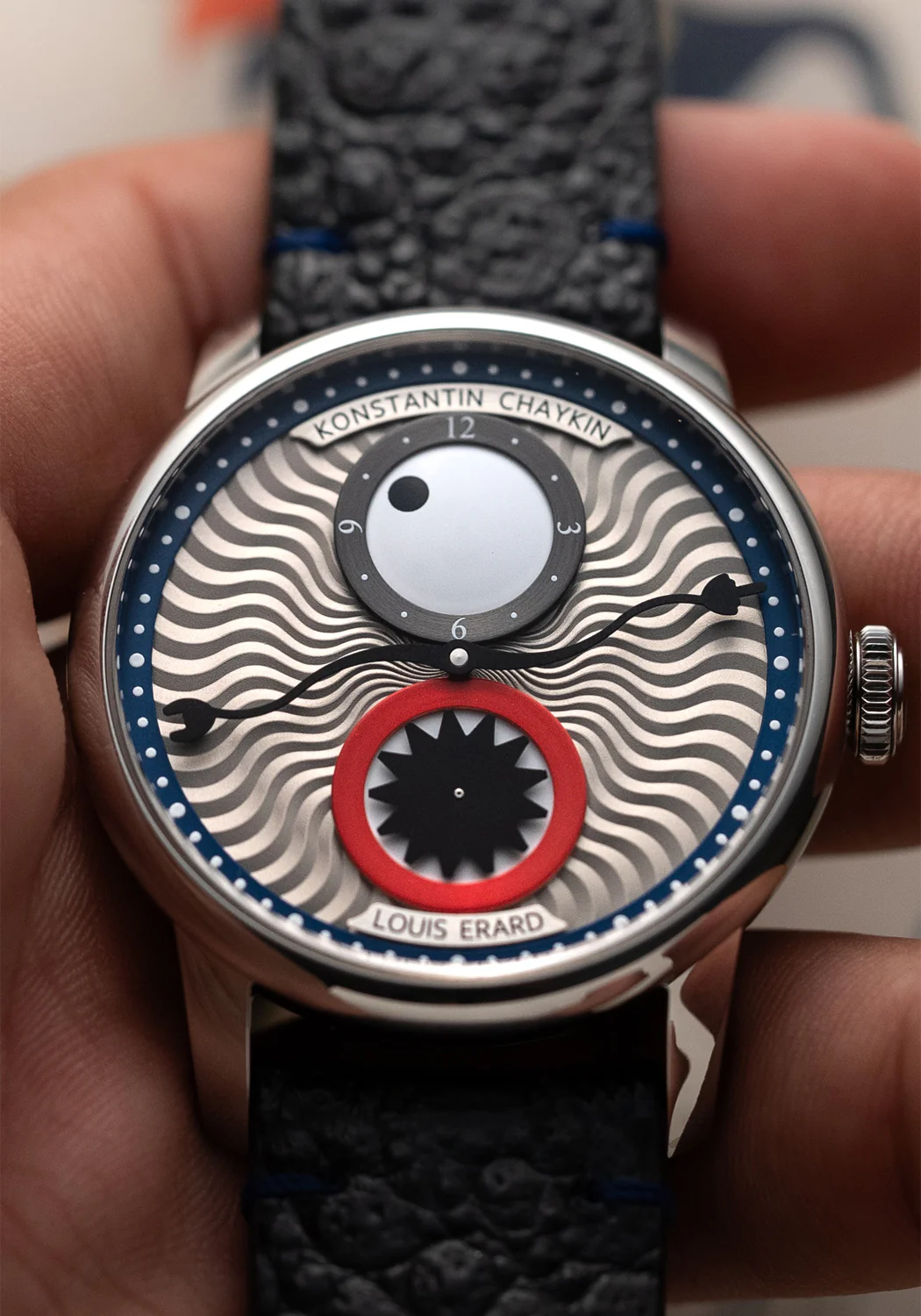 Louis Erard Le Régulateur x Konstantin Chaykin III Blue 42mm | LE178 - Image 9