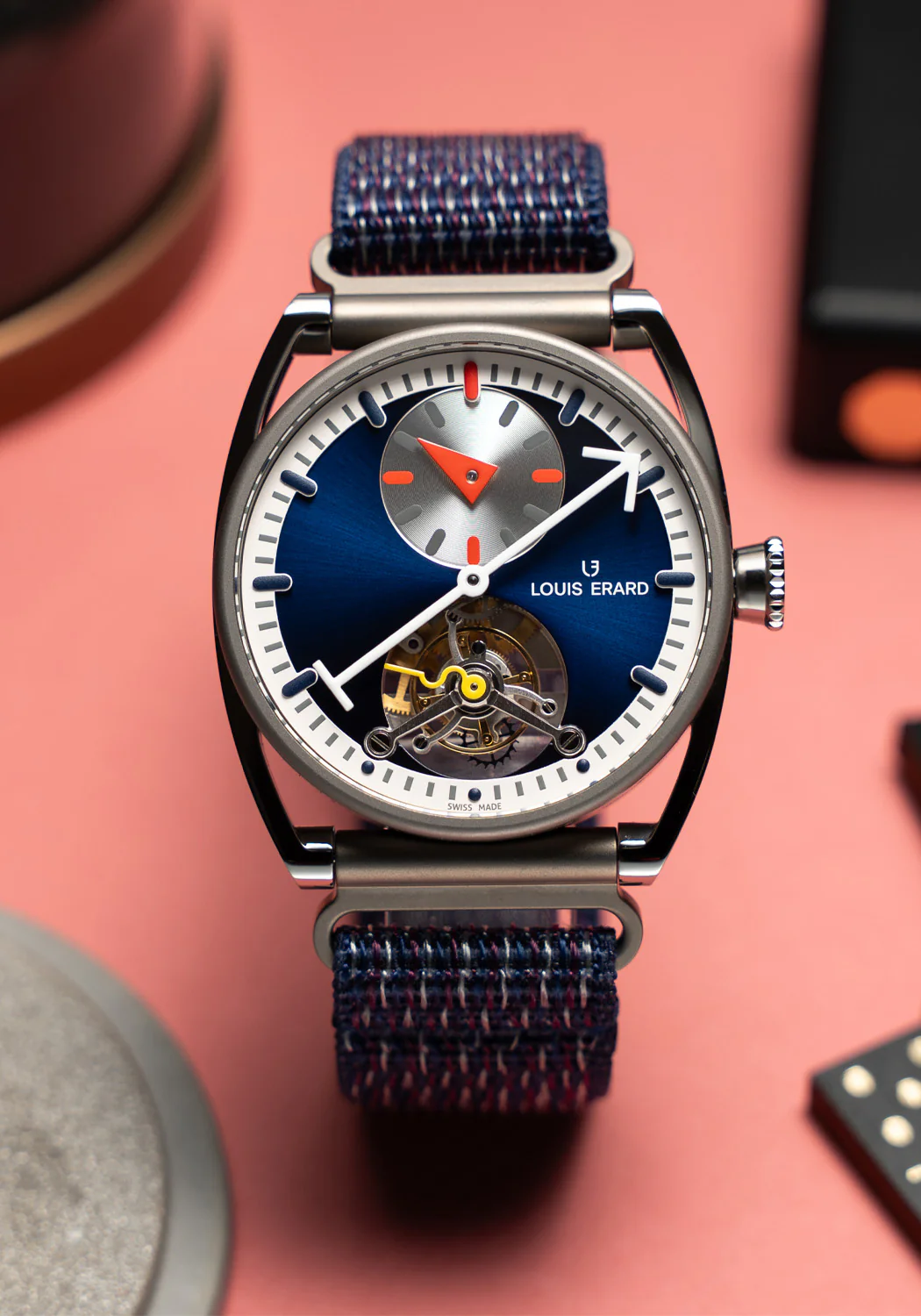 Louis Erard x Alain Silberstein Le Régulateur Tourbillon Blue | LE50 - Image 3